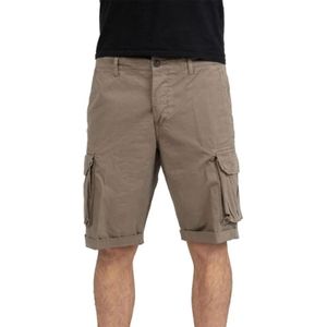 40Weft, Heren, Korte broeken, Bruin, Maat: 2XL Katoen,