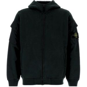 Stone Island - Sweatvesten - Zwart - Heren