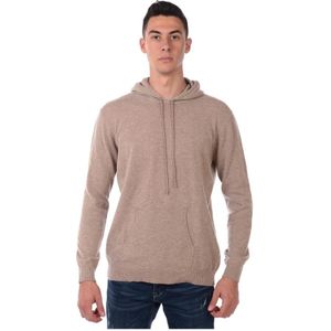Daniele Alessandrini, Heren, Sweatshirts & Hoodies, Beige, Maat: XL Wol,