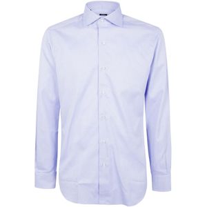 Barba Napoli, Heren, Overhemden, Blauw, Maat: 4XL