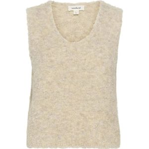Soaked in Luxury, Dames, Truien, Beige, Maat: S Wol,