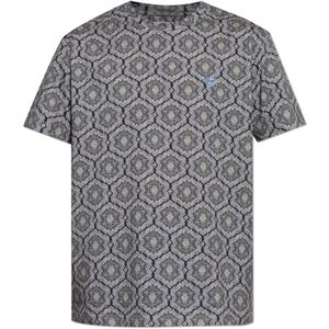 Etro, Heren, Tops, Blauw, Maat: L Katoen,