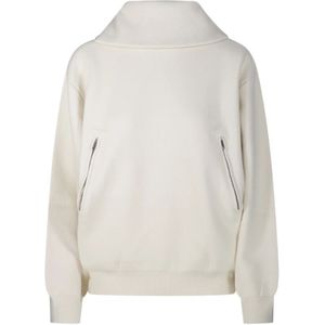 Balenciaga, Dames, Sweatshirts & Hoodies, Wit, Maat: S