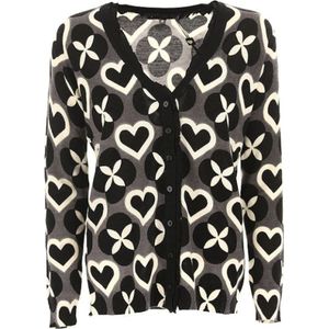 Twinset, Dames, Truien, Zwart, Maat: S Wol,