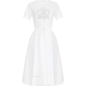 Ermanno Scervino, Dames, Jurken, Wit, Maat: S Katoen,