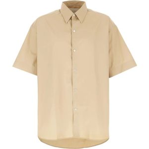 Studio Nicholson, Heren, Overhemden, Beige, Maat: L Katoen,
