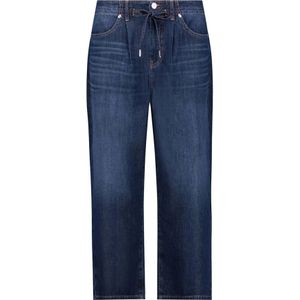 Monari, Dames, Jeans, Blauw, Maat: 2XL