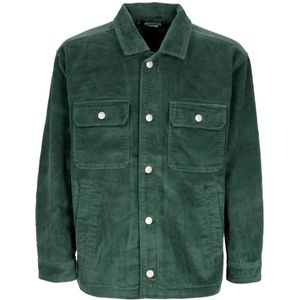 Obey, Heren, Jassen, Groen, Maat: M Velours,