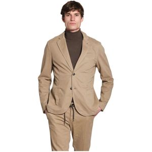 Mason's, Heren, Jassen, Beige, Maat: M Gabardine,