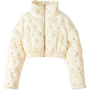 Patrizia Pepe, Dames, Jassen, Beige, Maat: XS Wol,