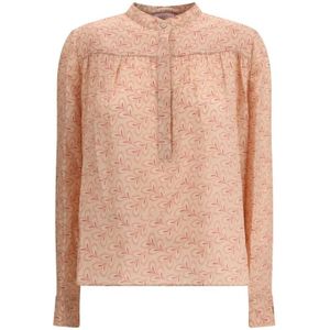 Kristina Ti, Dames, Blouses & Shirts, Veelkleurig, Maat: M Zijde,