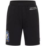Carlo Colucci - Mystieke Tarot Sweatshorts - Korte Broeken - Zwart - Leer