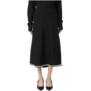 Karl Lagerfeld, Dames, Rokken, Zwart, Maat: M