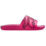 Versace Jeans Couture - Rubber Slippers - Roze - Dames - Verhoogd Logo