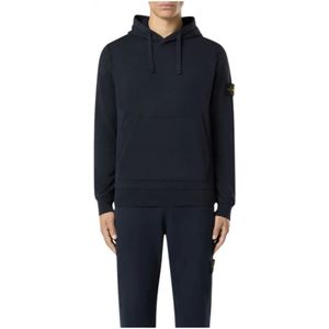 Stone Island, Heren, Sweatshirts & Hoodies, Blauw, Maat: L