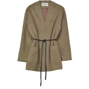 Guaja., Dames, Mantels, Beige, Maat: XS
