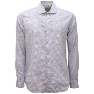 Brooksfield, Heren, Overhemden, Wit, Maat: S Katoen,