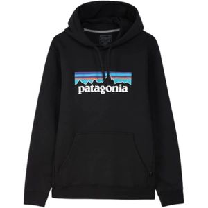 Patagonia, Heren, Sweatshirts & Hoodies, Zwart, Maat: M Katoen,