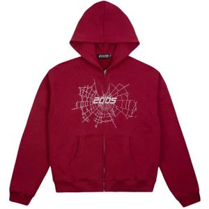 2005, Heren, Sweatshirts & Hoodies, Rood, Maat: S Katoen,