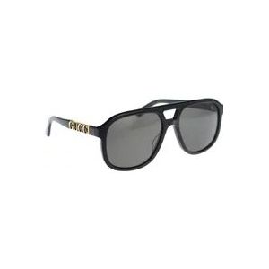 Gucci Gepolariseerde stijlvolle zonnebril voor mannen , Black , Heren , Maat: 58 MM