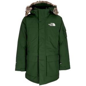 The North Face, Heren, Mantels, Groen, Maat: L Nylon,