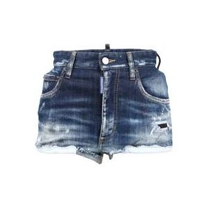Dsquared2 Jeans Shorts , Blue , Dames , Maat: 2XS