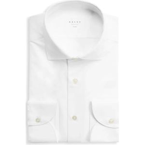 Xacus, Heren, Overhemden, Wit, Maat: 4XL Leer,