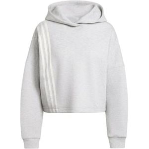 ADIDAS ORIGINALS - Sweatshirt - Grijs/Wit - Oversized - Capuchon