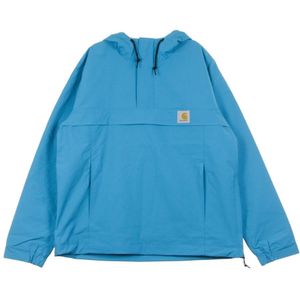 Carhartt Wip, Heren, Jassen, Blauw, Maat: M Poliester,