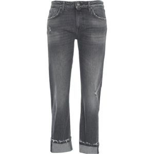 Dondup, Dames, Jeans, Grijs, Maat: W27 Katoen,