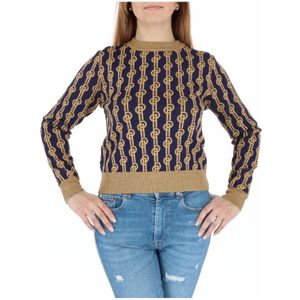 Pinko, Dames, Truien, Blauw, Maat: S