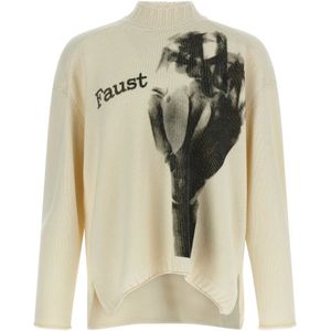 Undercover, Heren, Truien, Wit, Maat: M Wol,