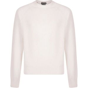 Tom Ford, Heren, Truien, Wit, Maat: L Kasjmier,