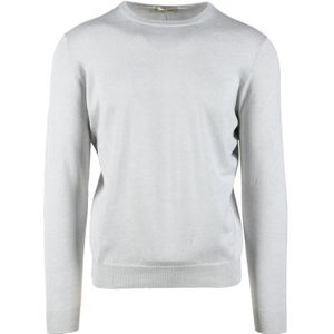 Filippo De Laurentiis, Heren, Truien, Grijs, Maat: XL Katoen,