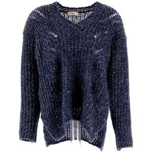 Herno, Dames, Blouses & Shirts, Blauw, Maat: 2XS Wol,