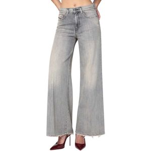 Diesel, Dames, Jeans, Grijs, Maat: W27