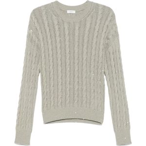 Peserico, Dames, Truien, Groen, Maat: XL Katoen,