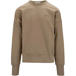 Alexander McQueen, Heren, Sweatshirts & Hoodies, Bruin, Maat: S Katoen,