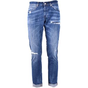 Dondup, Heren, Jeans, Blauw, Maat: W32 Denim,