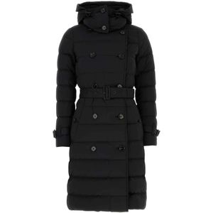 Burberry - Dames Mantel - Zwart - Donsjas - Nylon