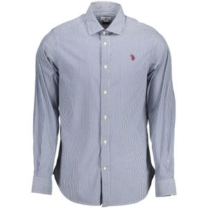 U.s. Polo Assn., Heren, Overhemden, Blauw, Maat: XL Katoen,