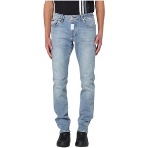 Philipp Plein, Heren, Jeans, Blauw, Maat: W30 Katoen,