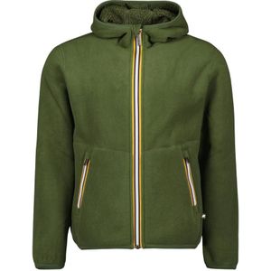 K-Way, Heren, Jassen, Groen, Maat: L Fleece,