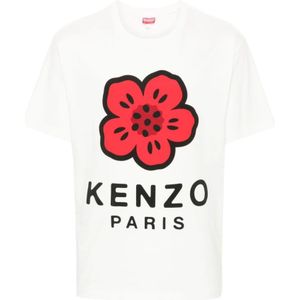 Kenzo, Heren, Tops, Wit, Maat: M Jersey,