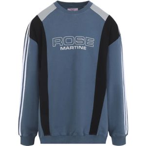 Martine Rose, Heren, Sweatshirts & Hoodies, Blauw, Maat: L Katoen,