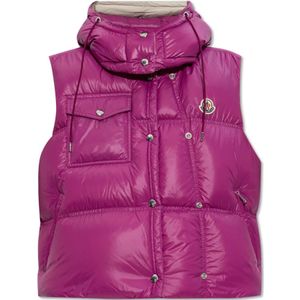 Moncler, Dames, Jassen, Roze, Maat: XS Polyamide,