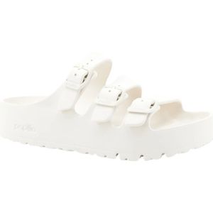 Birkenstock, Dames, Schoenen, Wit, Maat: 35 EU Taf,