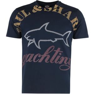 Paul & Shark, Heren, Tops, Blauw, Maat: XS Katoen,