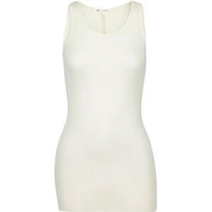 Ami Paris, Dames, Tops, Wit, Maat: M Viscose,