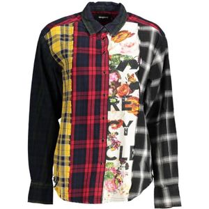 Desigual - Jane - Dameshemd - Tartan Print - Oversized - Lange Mouwen